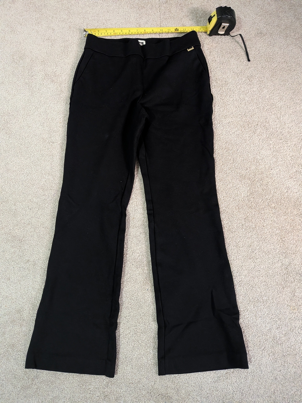 Anne Klein Black Bootcut Stretch Pants